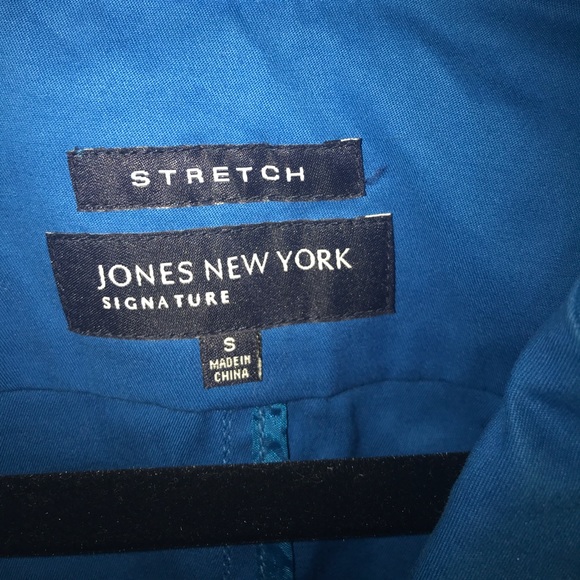 Jones NY Signature Royal Blue Blazer Small - Picture 3 of 5